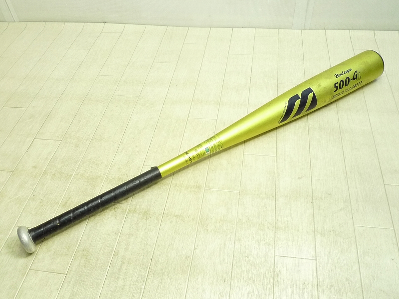 【未使用級】ミズノ ビューリーグ 硬式 金属バット 500-G 米国製 85cm 硬式金属バット ミズノ 〈ビューリーグ 500-G〉 硬式用 83cm